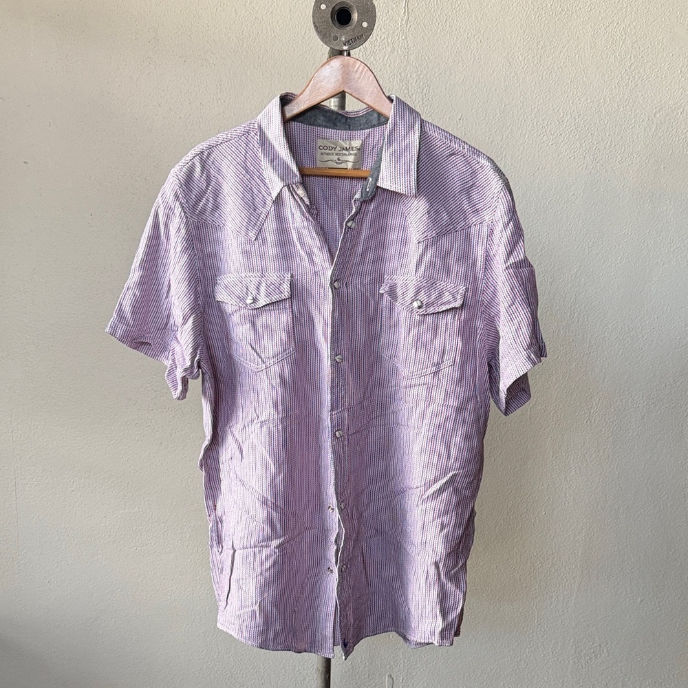 Cody James Western Pearl Snap Shirt XL
